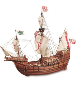 Navomodel Caravelă Santa Maria, scara 1:65 Kit model de navă din lemn - Artesania Latina - Img 1