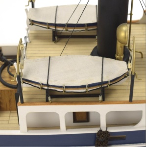 Navomodel Sanson Tugboat, scara 1:50 Kit model de navă din lemn (compatibil R/C) - Artesania Latina - Img 6