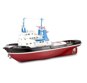Navomodel Tugboat Atlantic, scara 1:50 Kit model de nava din lemn si ABS navigabil (compatibil R/C) - Artesania Latina - Img 1