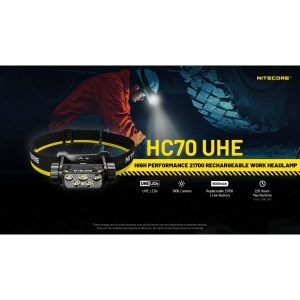 Nitecore HC70 UHE, Lanterna Frontala 1600 Lumeni - Img 6