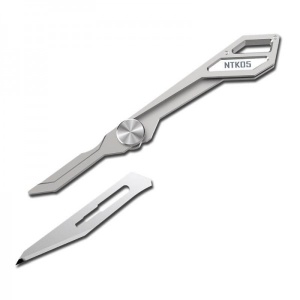 Nitecore NTK05 Cutit din Titan cu Lama de Bisturiu