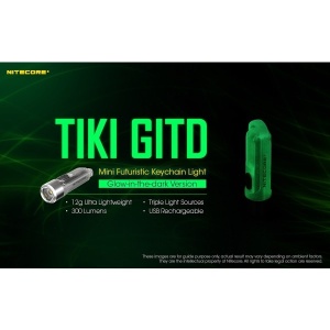 Nitecore TIKI GITD - Lanterna Breloc Fosforescenta - Img 9