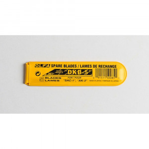 OLFA DKB-5 Set 5 Lame INOX Precizie 30° 9mm - Img 2