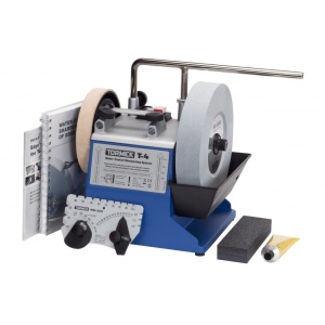 Pachet masina ascutit/polizat, Tormek T-4 Original cu dalta Kirschen (20 mm) si atasament ascutire SE-77 Square Edge Jig - Img 2