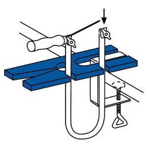 Pebaro 935, Set traforaj pentru incepatori, masa de taiat cu locas de fixare + burghiu pentru traforaj + alte accesorii - Img 5