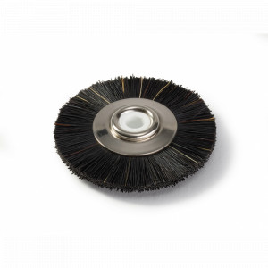 Perie rotunda cu miez metalic si insertie din plastic pentru bijutieri, Niqua