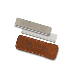 Piatra de buzunar Double Stuff™ 2 CBN/Fine cu husa, Spyderco - Img 4
