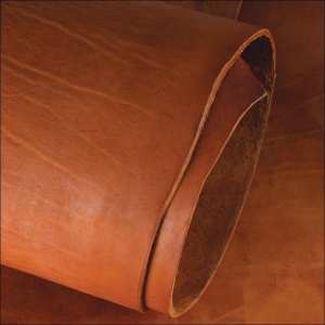 Piele tabacita cu ulei pentru harnasamente, Tandy Leather - Img 3