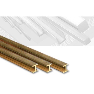 Profil H alama 8.0 x 8.0 mm, frezat, 1000 mm | Modelism, Machete