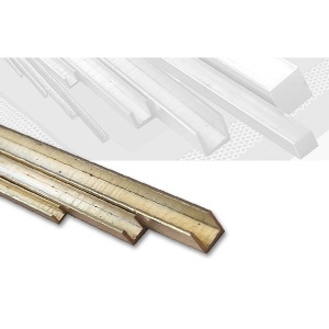 Profil U alama 2,5 x 2,5 mm, isoscel, 1000 mm | Modelism, Machete