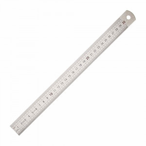 Rigla semiflexibila din inox pentru masurare si trasare