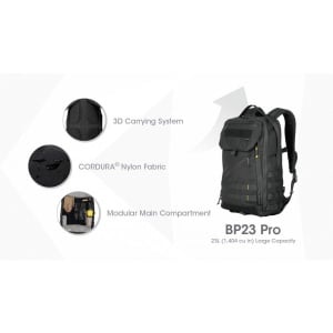 Rucsac Tactic Nitecore BP23 Pro, 23 Litri, Cordura 500D, Rezistent la Apa, Sistem de Transport 3D - Img 18