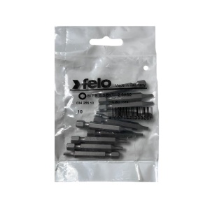 Set 10 biti Felo, seria Industrial profil HEX, E6.3, HX2.5, 50mm - Img 1