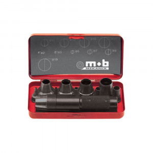 Set 10 preducele profesionale pentru piele/cauciuc dimensiune ˜ 2 - 19 mm