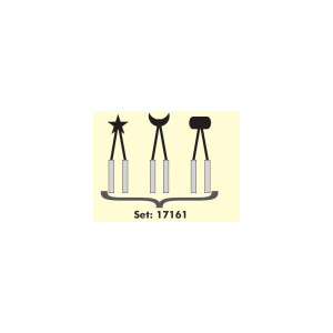 Set 3 varfuri pentru creion pirogravura,Star Tec