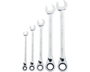 Set chei combinate reversibile WGB, 5 piese, crom-vanadiu