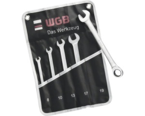 Set chei fixe inelare WGB 8-19 mm, 5 piese, crom-vanadiu