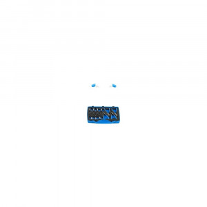 Set de clesti pentru electronisti si surubelnite in cutie de plastic, Unior