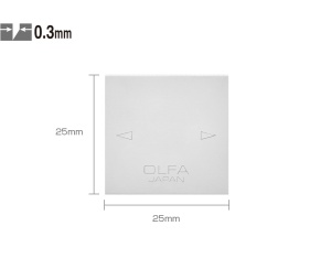 Set lame razuitor de precizie 25 mm OLFA TB-25