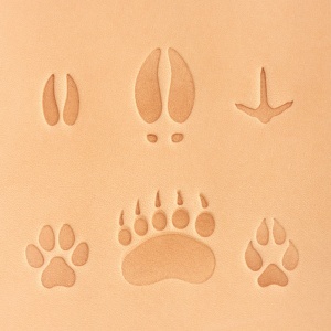 Set stante embosare piele Animal Track, Tandy Leather