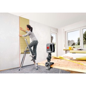 SKIL 0511 AA Nivela laser cu linie în cruce, lumina rosie, prindere trepied, auto-nivelare, timp de nivelare 6 secunde, raza actiune 10m, include 2 baterii AA - Img 2