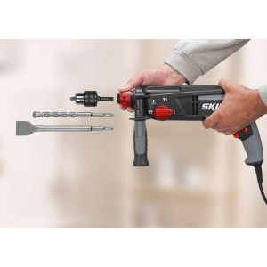 SKIL 1763 AK Ciocan rotopercutor F0151763AK, 4 functii, SDS+, 2.4 J, 0-950 rpm, 220V, 1010W, + accesorii si geanta - Img 9