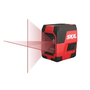 SKIL 1910 AA Nivela laser cu linie în cruce, lumina rosie, raza actiune 15m, prindere trepied 1/4, Accu Li-Ion, include incarcator micro USB si clema de prindere - Img 4