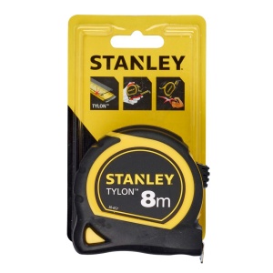 Stanley 0-30-657, ruleta Tylon 8m, tru-zero, protectie din cauciuc, anti-alunecare, 8m x 25mm, blister - Img 4