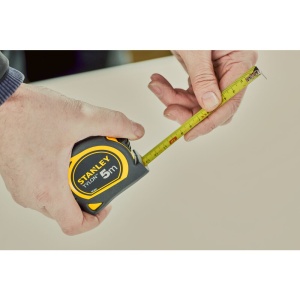 Stanley 0-30-697, ruleta Tylon 5m, tru-zero, protectie din cauciuc, anti-alunecare, 5m x 19mm, blister - Img 9