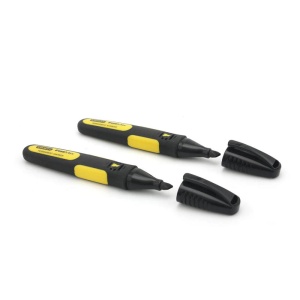 Stanley 0-47-314, marker negru fatmax, permanent cu varf lat - Img 1