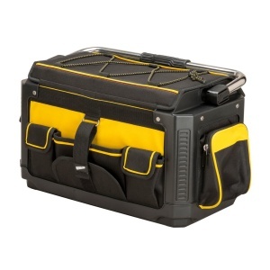 Stanley 1-79-213, Geanta pentru scule cu maner metalic Fatmax, baza rigida si impermeabila, din material textil, 20" - Img 2