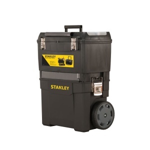 Stanley 1-93-968, Sistem modular pentru scule 2 in 1 Mobile Work, rulabil, maner rabatabil - Img 5