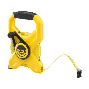 Stanley 2-34-792, ruleta deschisa cu banda din fibra de sticla 30m, masurari de precizie, tru-zero, rezistenta la coroziune, 30m x 13mm, blister - Img 2