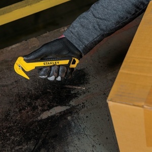 Stanley STHT10356-0, Cutter pentru carton cu maner cauciucat, lama tip carlig - Img 5