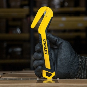Stanley STHT10357-1, Set 10 bucati cutter cu maner cauciucat pentru chinga si folie, 190mm, lama tip carlig - Img 3