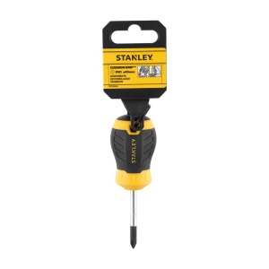 Stanley STHT16154-0, surubelnita Stubby scurta Cushion Grip cu varful cruce PH1 si lungimea tijei de 45mm, PH1x45 - Img 3