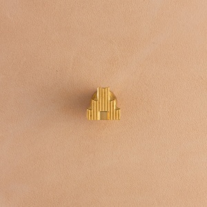 Stanta de margini embosare din alama, model piramida (Pyramid) - Tandy Leather 8900-22 - Img 3