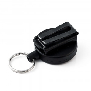 Suport de chei rotativ, retractabil cu cablu kevlar de 120 cm, Key-Bak - Img 2