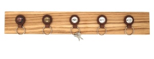 Suport prindere brelocuri chei cu sistem de fixare LOXX , Wood Oak - Img 2