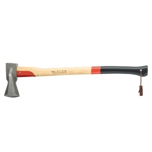 Topor despicare lemne de foc cu teaca din piele, Long Splitter Adler - Img 3