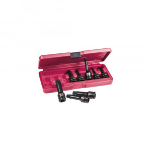 Trusă chei torx exterior impact WGB 1/2", 8 piese, crom-vanadiu, Ius Brasov