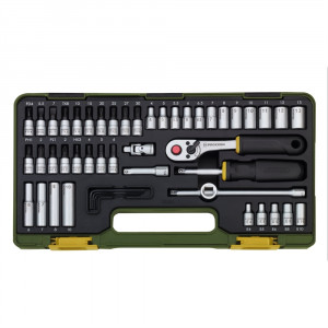 Trusa de precizie pentru ingineri Proxxon 23280, patrat 1/4", cu clichet, cutie din plastic