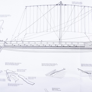 1004 Planuri constructie navomodel Amati Birema Greceasca - Img 2