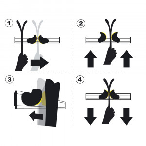 499810BS Sistem SPACE CLIP universal, Stubai - Img 2