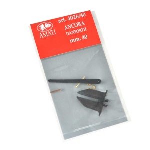Ancora de tip Danforth pentru navomodele, 40mm, Amati, - Img 2