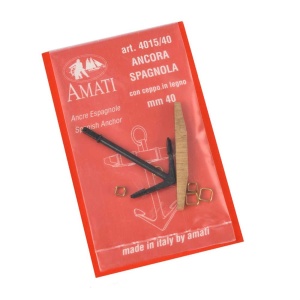 Ancora tip spaniol pentru navomodele, 40mm, Amati, - Img 2