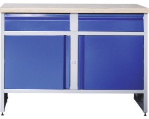 Banc de lucru industrial 1180 mm cu 2 usi si 2 sertare