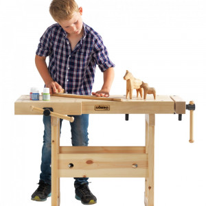 Banc de lucru pentru tamplarie JUNIOR/SENIOR + dulap 0022, Sjobergs - Img 3
