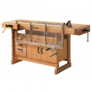 Banc de lucru pentru tamplarie PROFI SCANDI PLUS 1825 +dulap SM03, Sjobergs - Img 4
