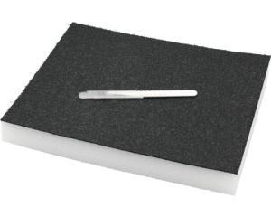 Bază din burete pentru sertare WGB 340x38x268 mm, incl. bisturiu